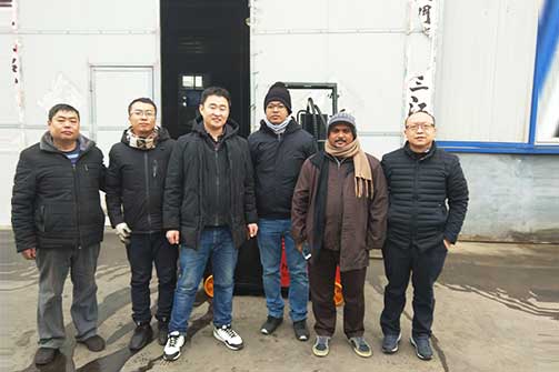 孟加拉客戶(hù)來(lái)我廠區(qū)考察